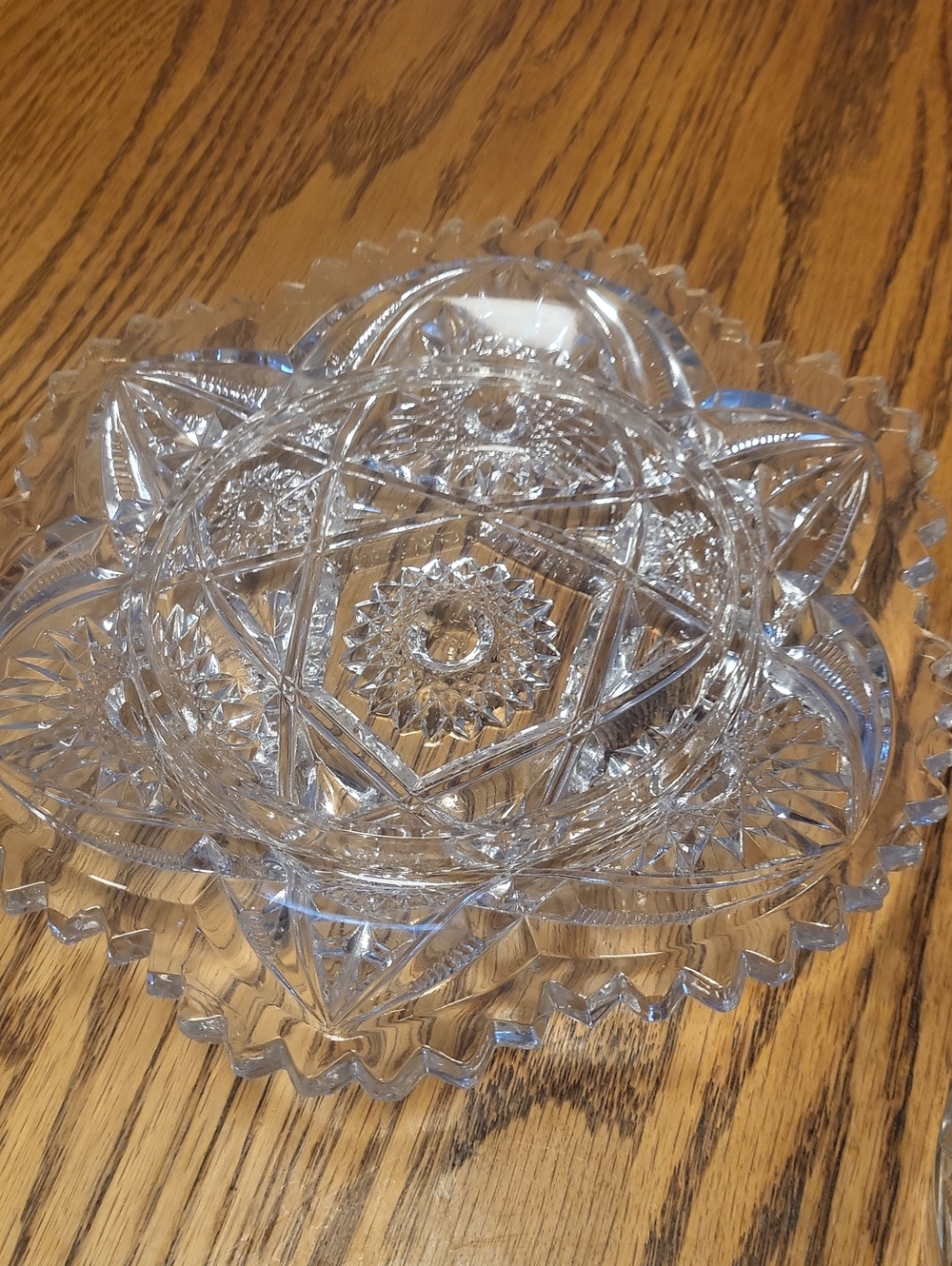 ABCG With Butter Plate Beautiful Antique Butter/Cheese Dish 1880-1910 Rare Find - Picture 3 of 6
